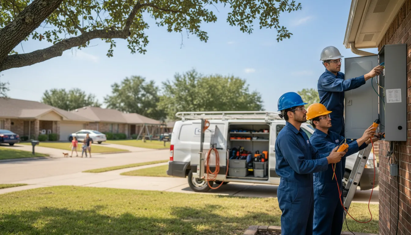 Certified electrician providing emergency electrical services in Midlothian, IL